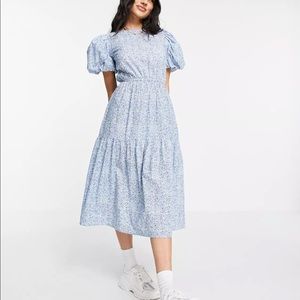 ASOS Influence puff sleeve dress